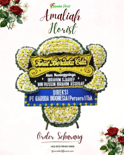 Papan Bunga Duka di Kemantran