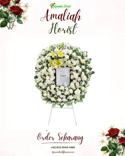 Krans Bunga Duka Cita di Kemantran