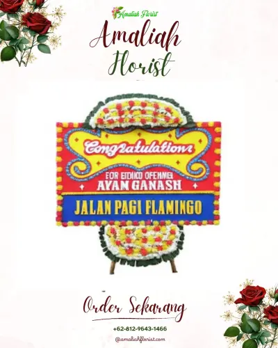 Bunga Papan Congratulation di Kemantran